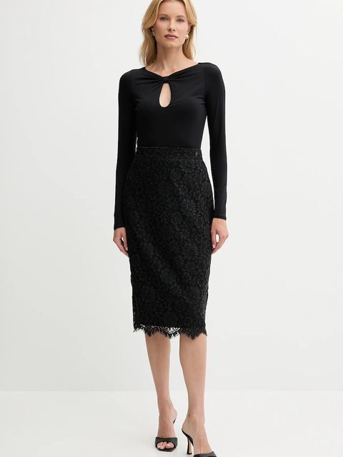 Guess longsleeve JOEY kolor czarny W5YP33 KACM2