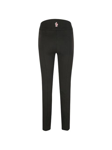 Moncler Grenoble pintuck-embellished trousers - Black - zdjęcie produktu nr 2