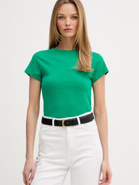 Tommy Hilfiger T-shirt basic damski bawełniany - zdjęcie produktu nr 1