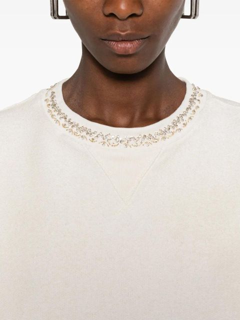 Golden Goose cropped sweater - Neutrals - zdjęcie produktu nr 2