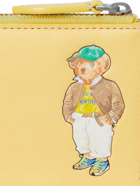 Polo Ralph Lauren portfel skórzany damski kolor żółty 427973075 - zdjęcie produktu nr 2