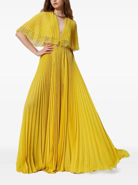 TWINSET fully pleated dress - 10786 PASSION FRUIT - zdjęcie produktu nr 2