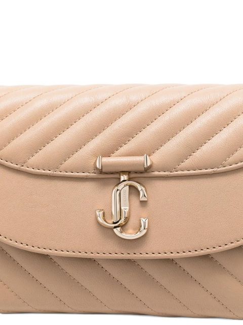 Jimmy Choo quilte logo-detail tote bag - Neutrals