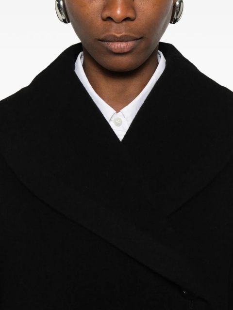 The Row Temur shawl-collar coat - Black