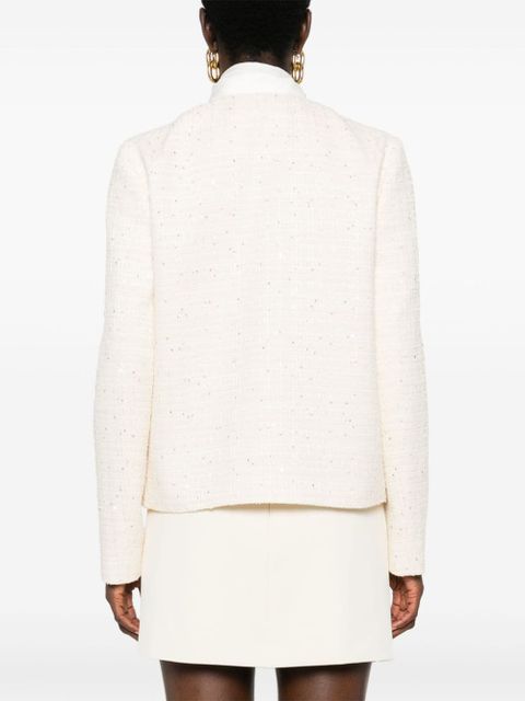 Valentino Garavani sequin-embellished jacket - Neutrals