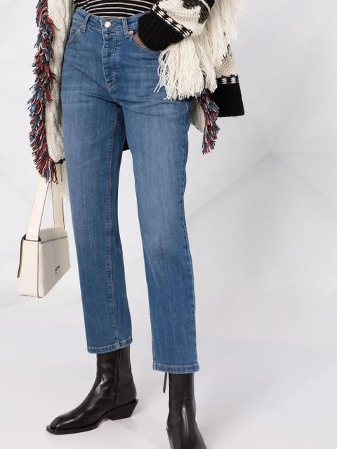 Zadig&Voltaire cropped slim-fit jeans - Blue