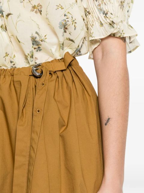 PINKO Calimera midi skirt - Brown
