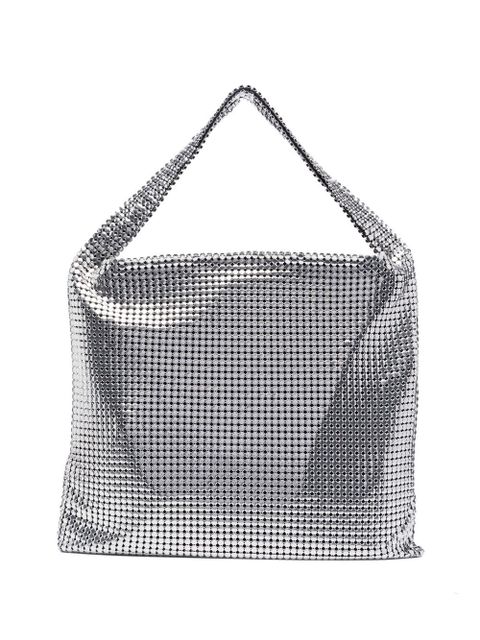 Rabanne Pixel metallic tote bag - Silver - zdjęcie produktu nr 1