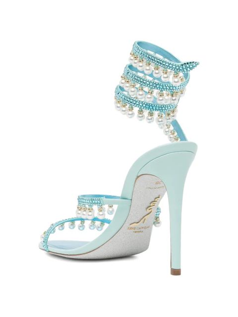 René Caovilla 110mm Cleo sandals - Blue