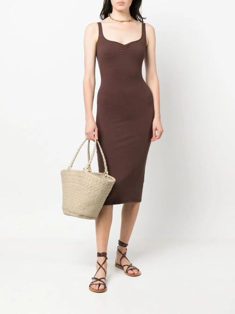 DRAGON DIFFUSION Egola interwoven tote bag - Neutrals