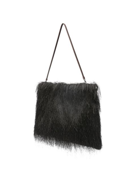 Alysi fringed shoulder bag - Brown - zdjęcie produktu nr 2
