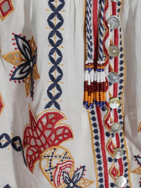 FARM Rio embroidered blouse - White
