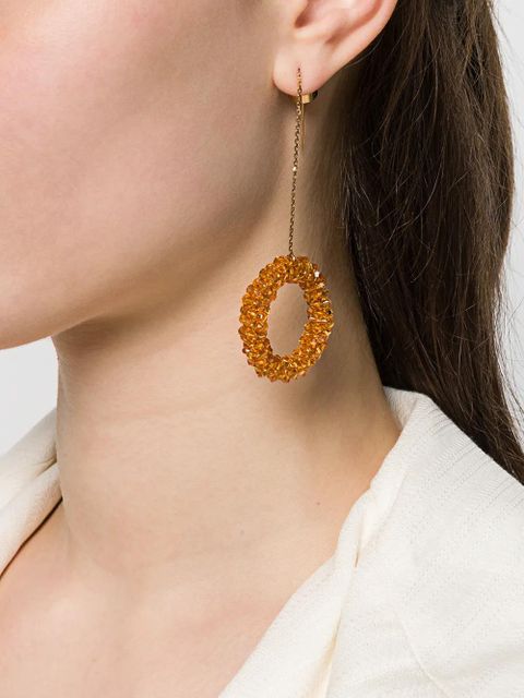 Jacquemus Les Boucles drop earrings - Orange