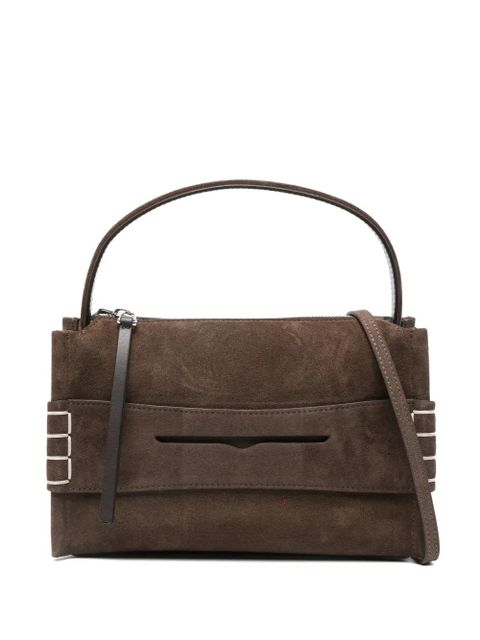 JW Anderson small loafer suede top handle bag - Brown - zdjęcie produktu nr 1