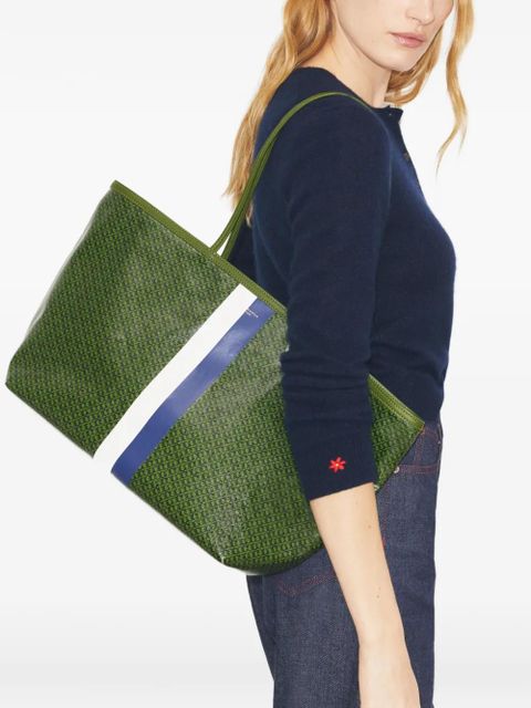 Tory Burch The Racer Tote - Green - zdjęcie produktu nr 2