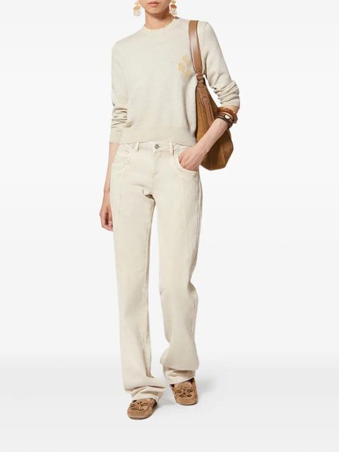 MARANT ÉTOILE Lanta logo-detail pullover - Neutrals - zdjęcie produktu nr 2