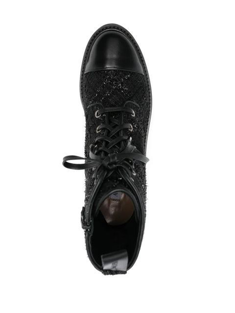 Aquazzura 50mm Desert boots - Black