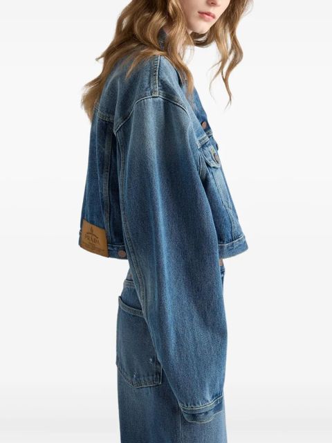 Prada extra-long sleeve jacket - Blue