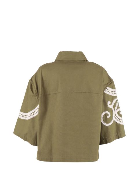Weekend Max Mara embroidery shirt - Green - zdjęcie produktu nr 2