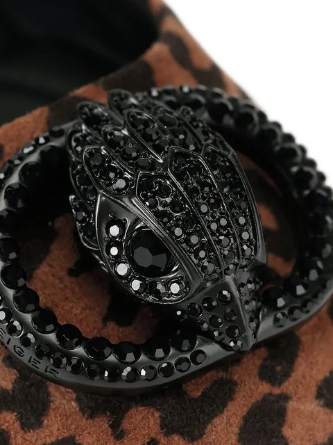 Kurt Geiger London baleriny zamszowe Chelsea Ballerina kolor brązowy 5000635289