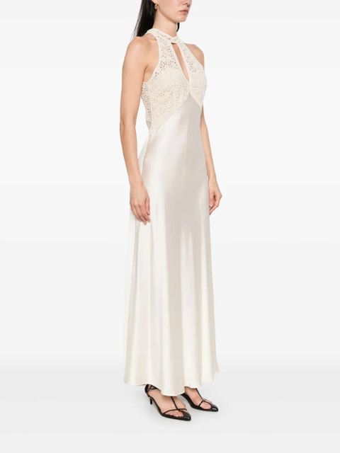 TWINSET panelled maxi dress - Neutrals