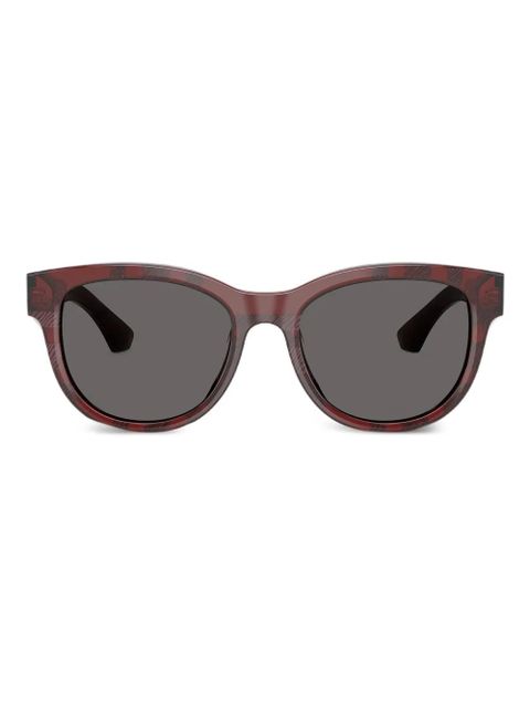 Burberry Eyewear check-pattern sunglasses - Red - zdjęcie produktu nr 1