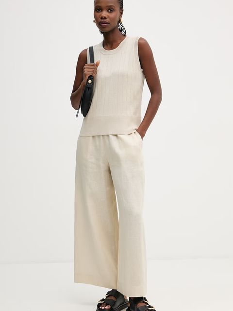 MM by Max Mara top z dodatkiem jedwabiu RIVA - zdjęcie produktu nr 1