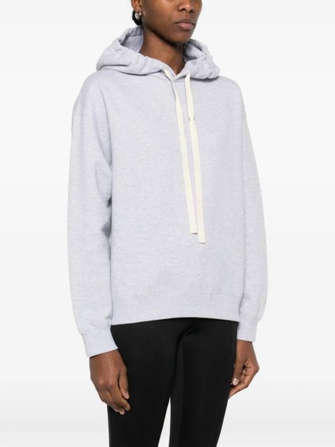 Jil Sander long-sleeved hoodie - Grey