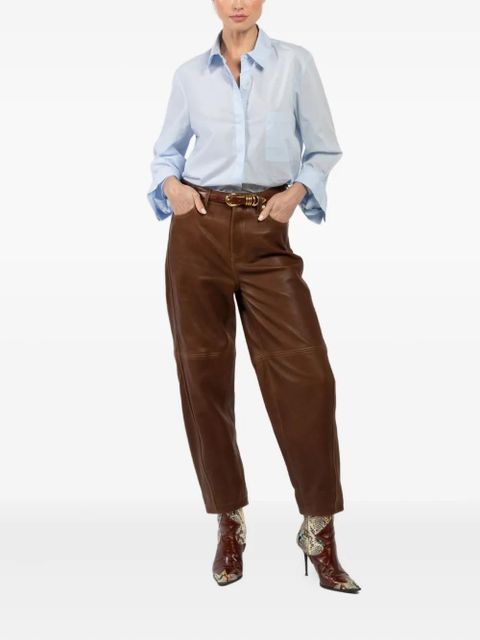 Simkhai Waldon leather panel trousers - Brown
