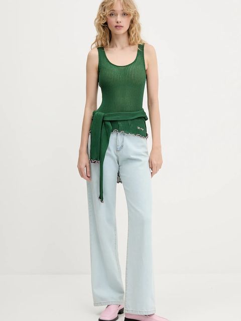 Stine Goya top jedwabny kolor zielony SG-PF25-T059-2355 - zdjęcie produktu nr 2