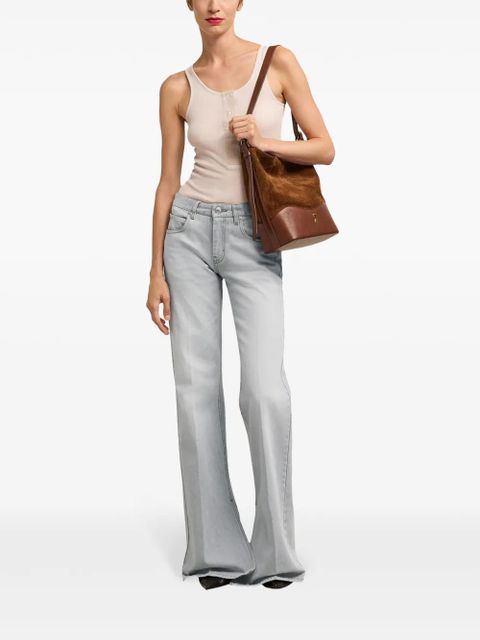 AMI Paris high-rise wide-leg jeans - Grey - zdjęcie produktu nr 2