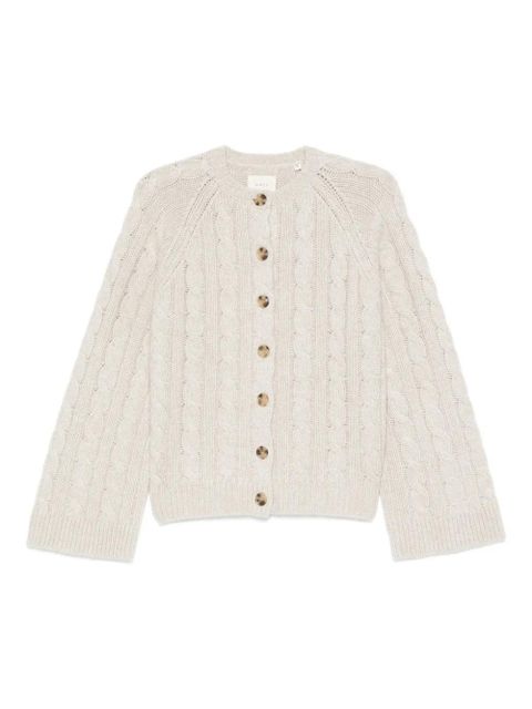 DÔEN Virginie cable-knit cardigan - Neutrals - zdjęcie produktu nr 1