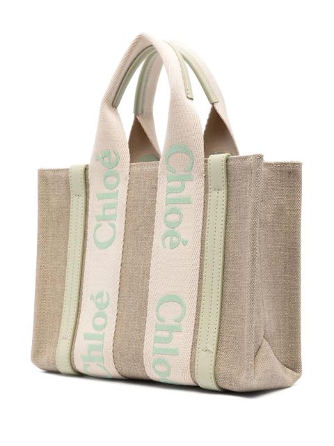 Chloé small Woody tote bag - Neutrals - zdjęcie produktu nr 2