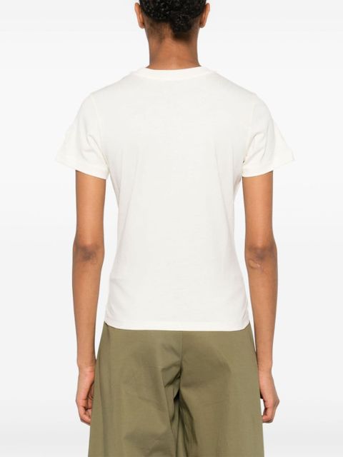 Moncler crystal-logo T-shirt - Neutrals