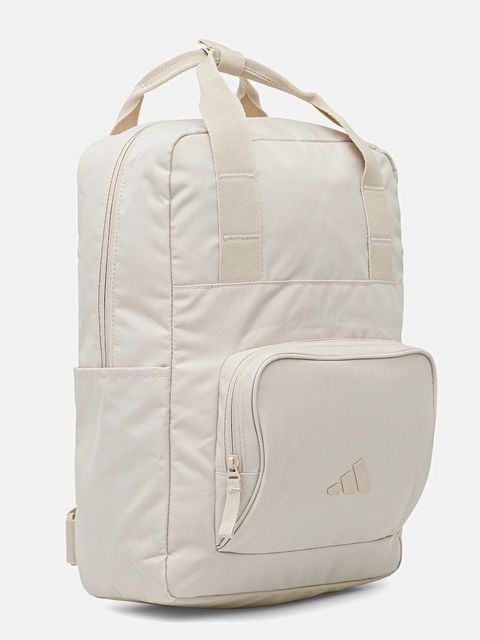 adidas plecak Prime kolor beżowy duży z nadrukiem JX3988