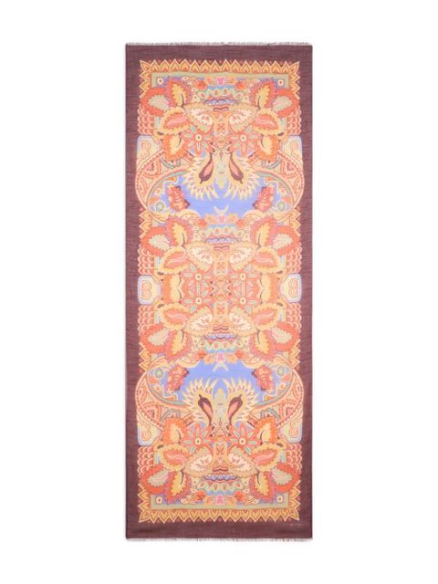 ETRO printed scarf - Orange - zdjęcie produktu nr 1