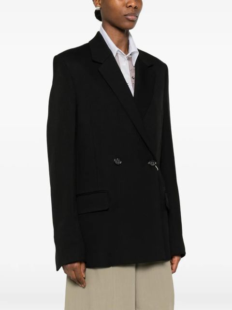 TOTEME boxy double-breasted blazer - Black