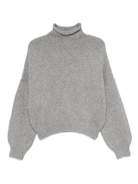 KHAITE roll-neck sweater - Grey - zdjęcie produktu nr 1