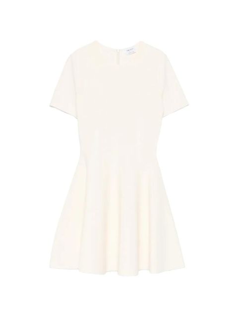 Alexander McQueen short-sleeve mini dress - Neutrals - zdjęcie produktu nr 1