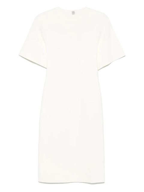 TOTEME fine-knit midi dress - White - zdjęcie produktu nr 1