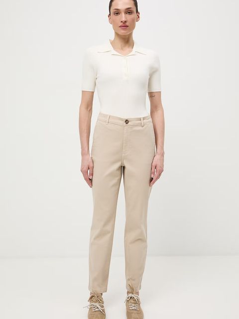 Medicine spodnie chinos damskie bawełniane z elastanem - zdjęcie produktu nr 2