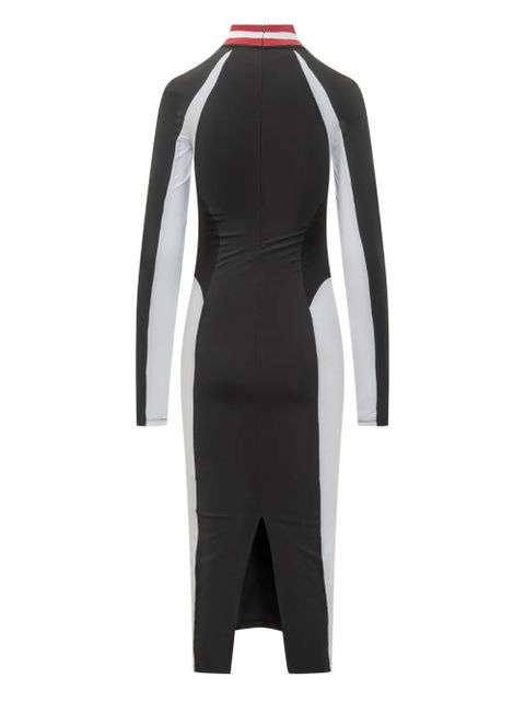 Off-White Serena long-sleeve zip dress - Black