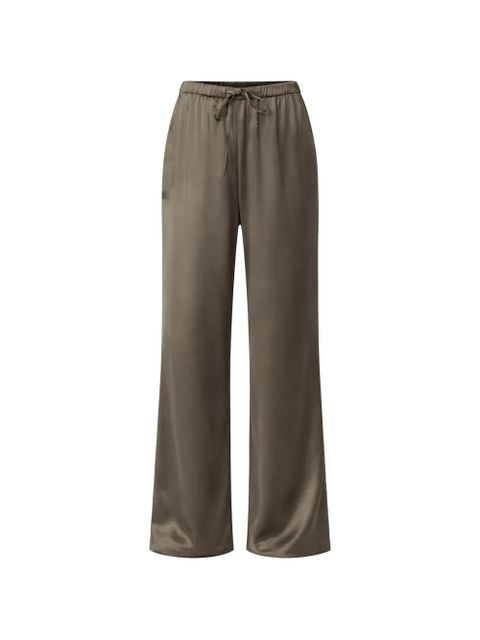 Reformation Olina silk trousers - Brown - zdjęcie produktu nr 1