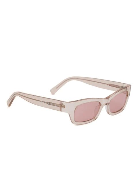 Marni Eyewear rectangular-frame sunglasses - Neutrals