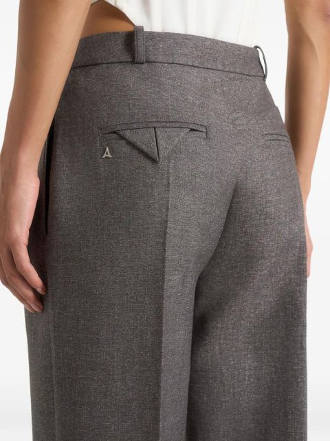 Manière De Voir Julie pleat trousers - Grey