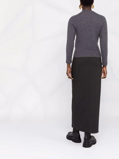 Jil Sander knitted long-sleeve wool jumper - Grey