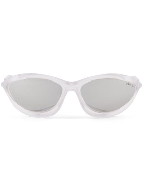 Prada Eyewear Morph cat-eye frame sunglasses - Neutrals - zdjęcie produktu nr 1