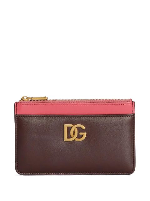 Dolce & Gabbana DG-plaque cardholder - Red - zdjęcie produktu nr 1