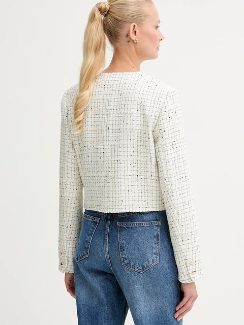 Morgan marynarka kolor biały jednorzędowa wzorzysta VGABY - zdjęcie produktu nr 2