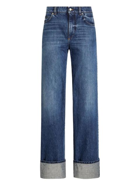 Dolce & Gabbana turn-up cuffs jeans - Blue - zdjęcie produktu nr 1